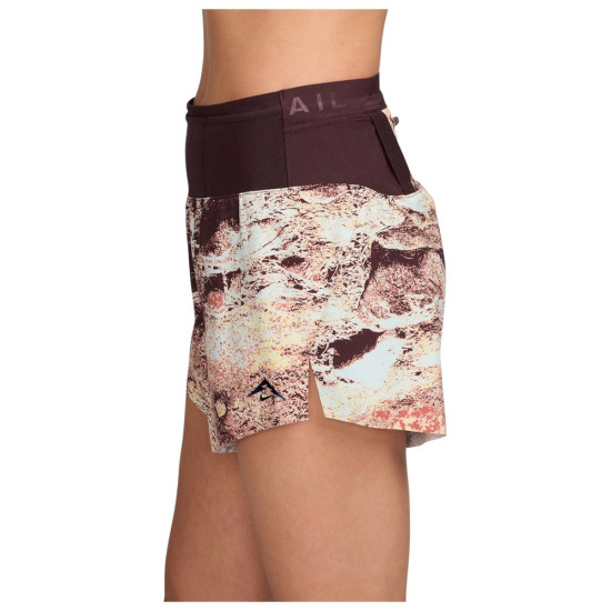 Nike Γυναικείο σορτς Dri-FIT Trail Mid-Rise 4'' Brief-Lined Shorts